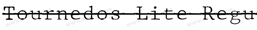 Tournedos Lite Regul字体转换